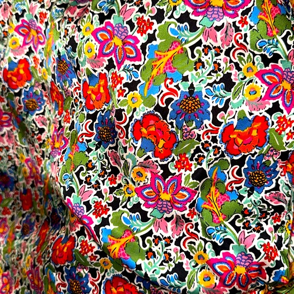 NWT Boden Floral silky V-Neck MIDI Tea Dresses (size 6, size 4) Carnation Garden - Picture 3 of 14